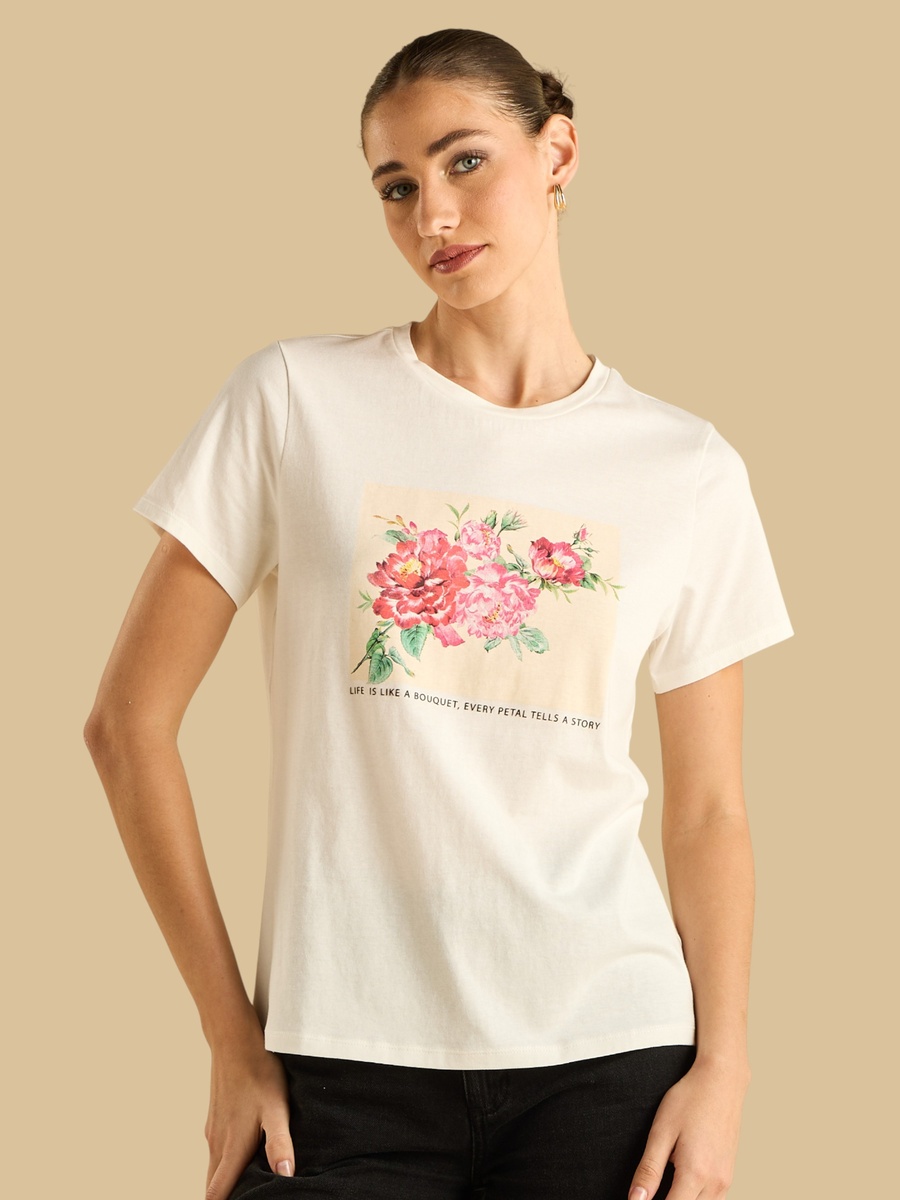 Floral Print T-Shirt