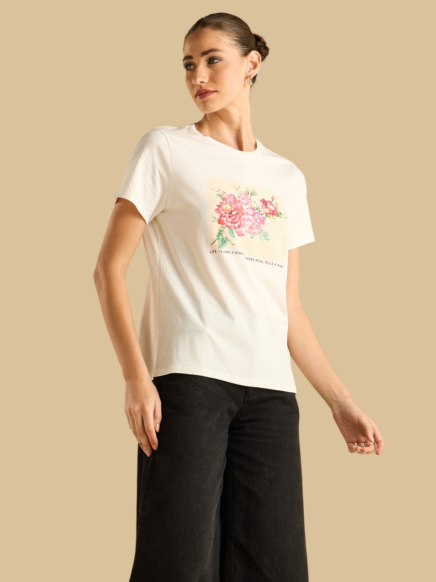 Floral Print T-Shirt