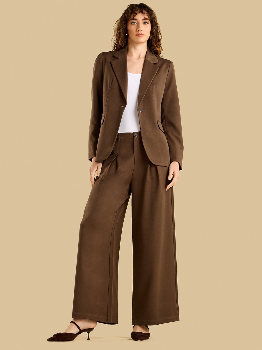 Notch Lapel Oversized Blazer