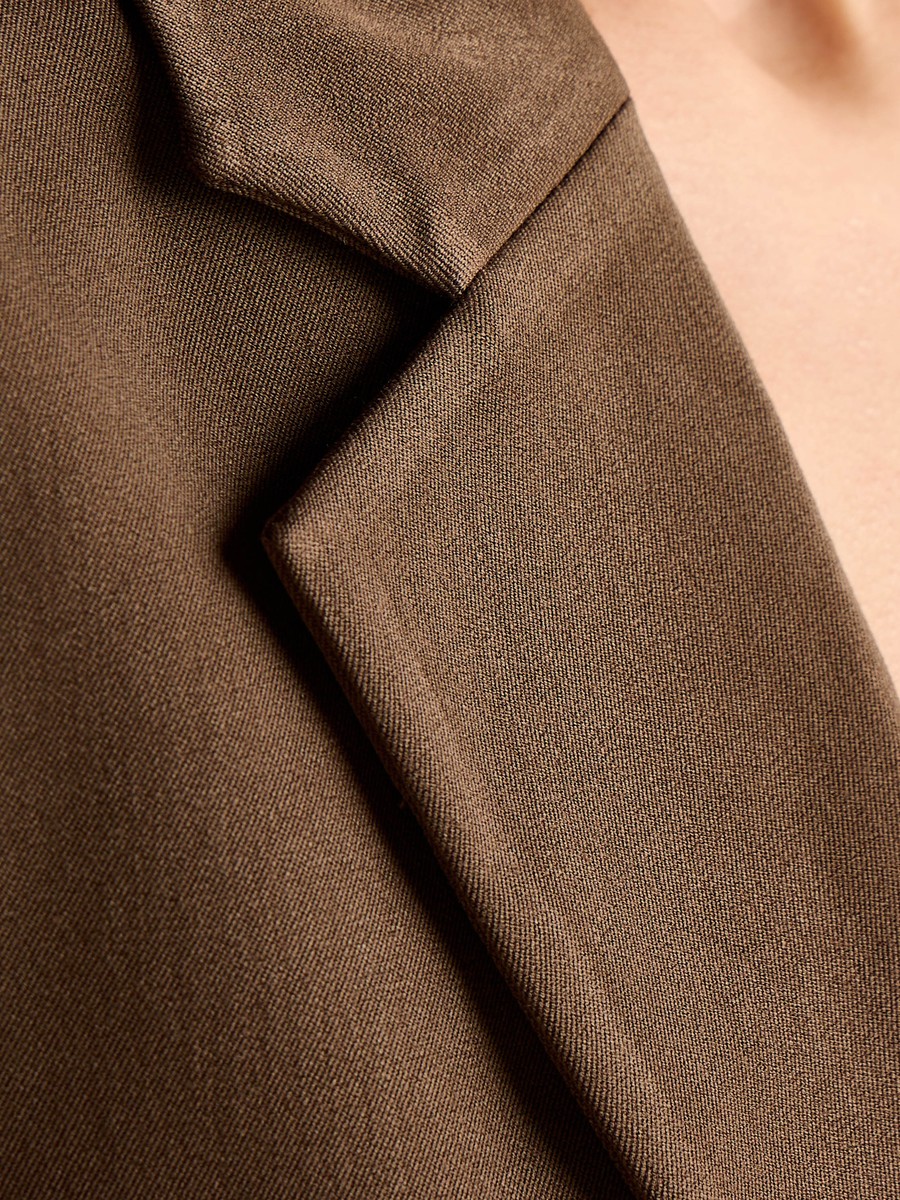 Notch Lapel Oversized Blazer