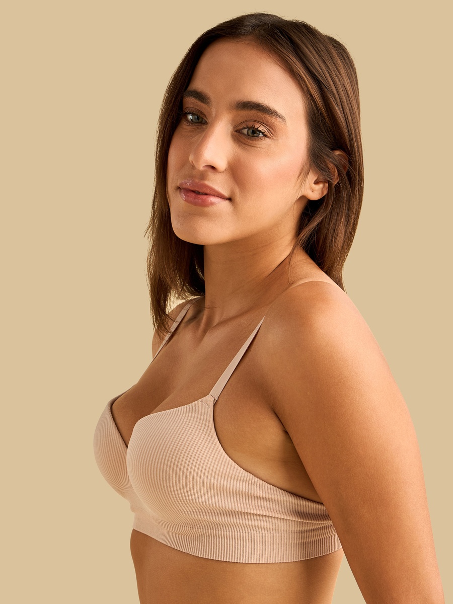 Ribbed Wired Bra
