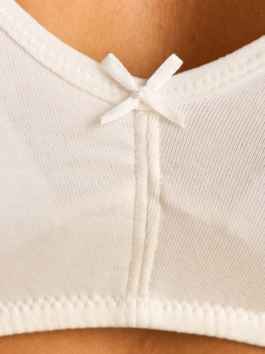 Pack of 2 - Textured Non-Wired Padded A-frame Bra