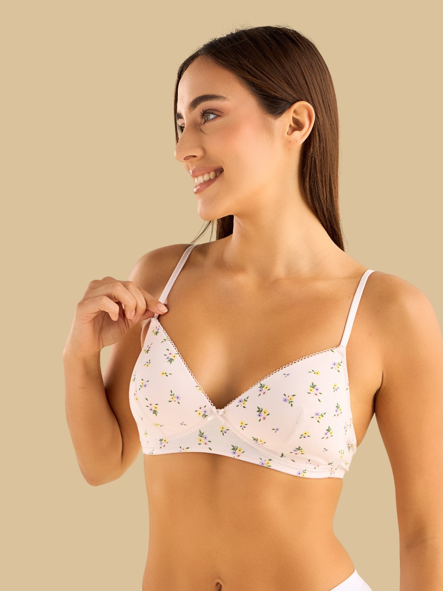 Pack of 2 - Padded Non-Wired A-frame Bra