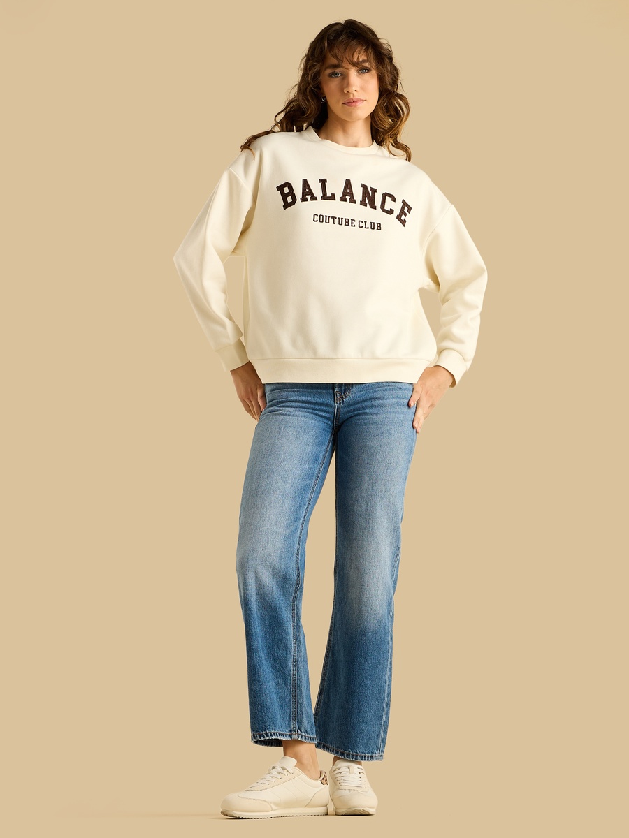 Balance Applique Sweatshirt