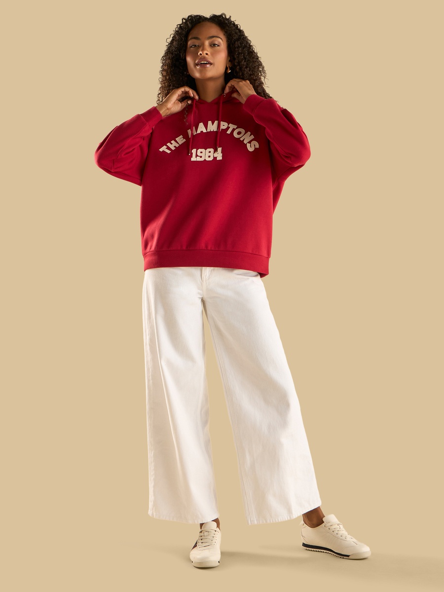 The Hamptons Print Hooded Sweatshirt
