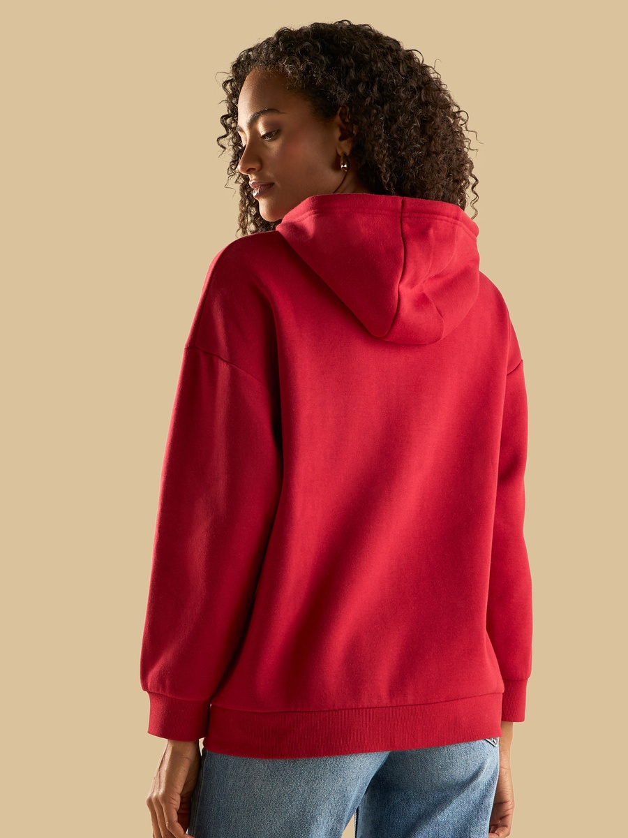 Wellness Studio Print Zip Through Hoodie