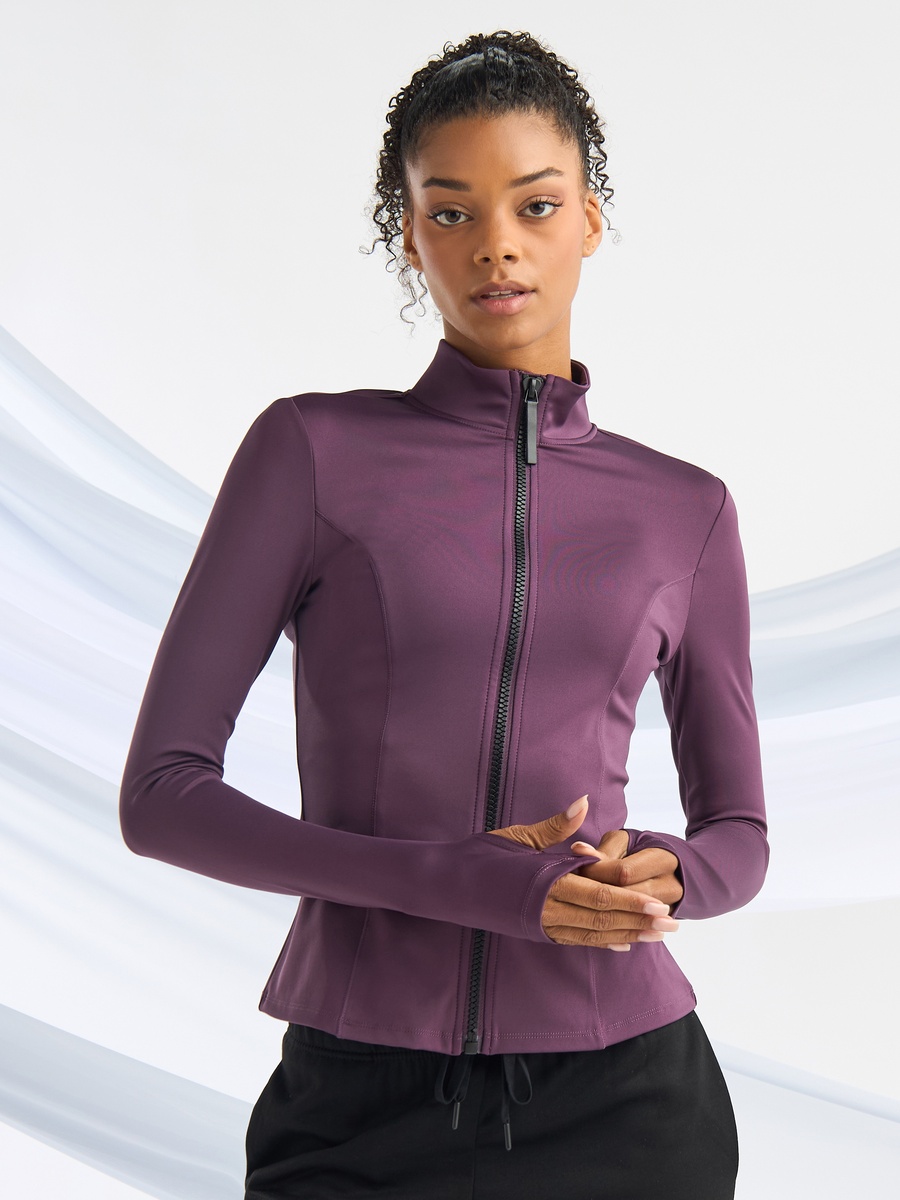Panelled High Neck Jacket