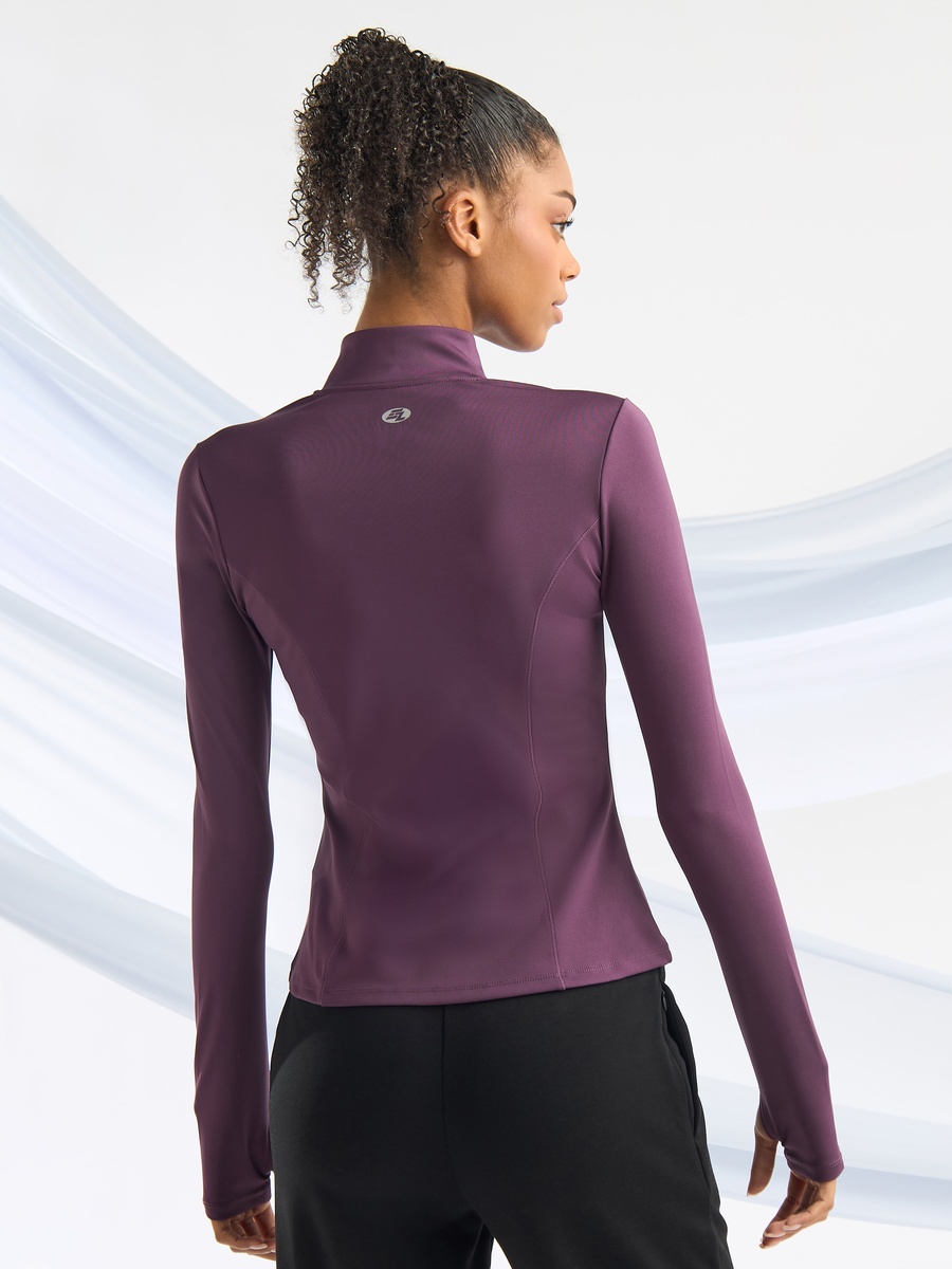 Panelled High Neck Jacket