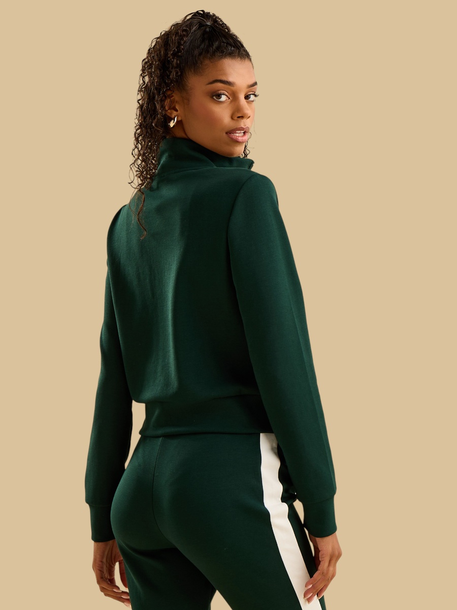 Brooklyn Embroidered High Neck Jacket
