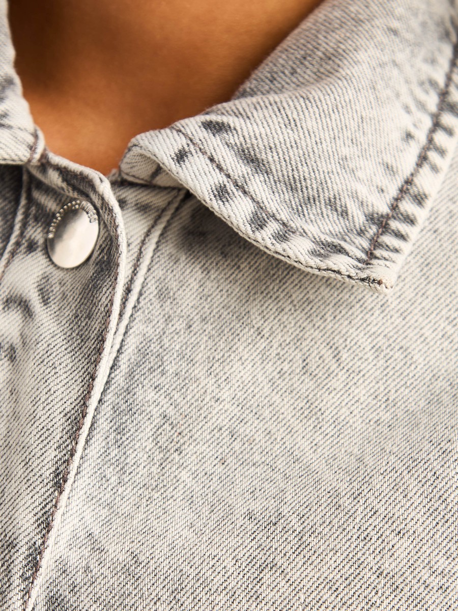 Acid Wash Shacket
