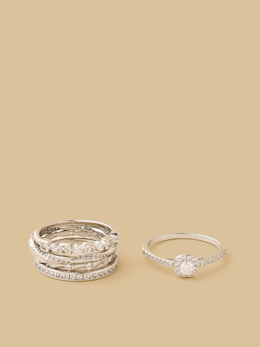 Pack of 5 - Metallic Ring