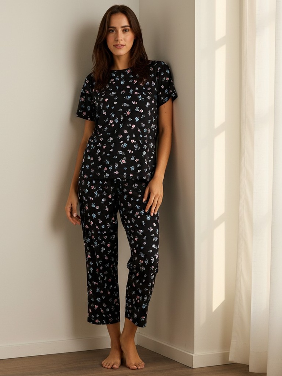 Floral Print Pyjama Set