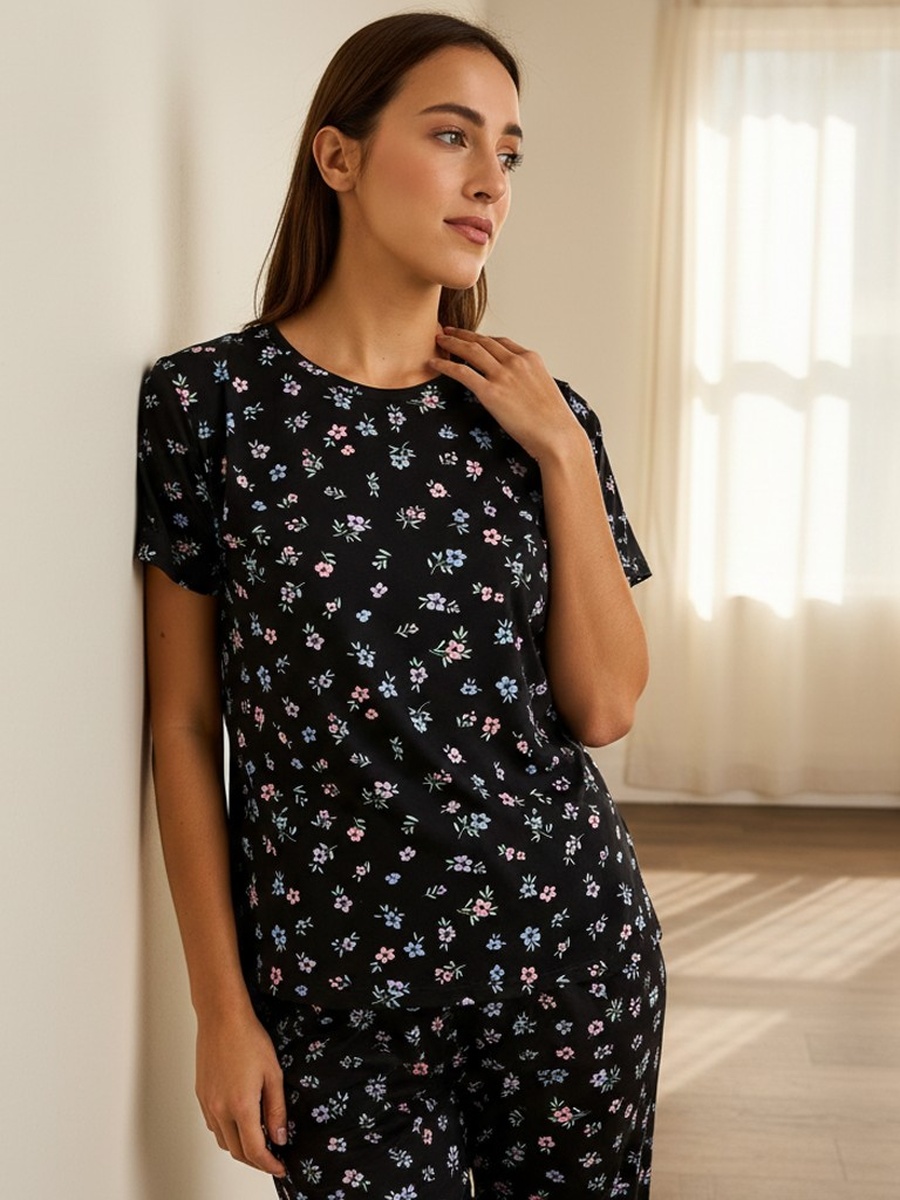 Floral Print Pyjama Set