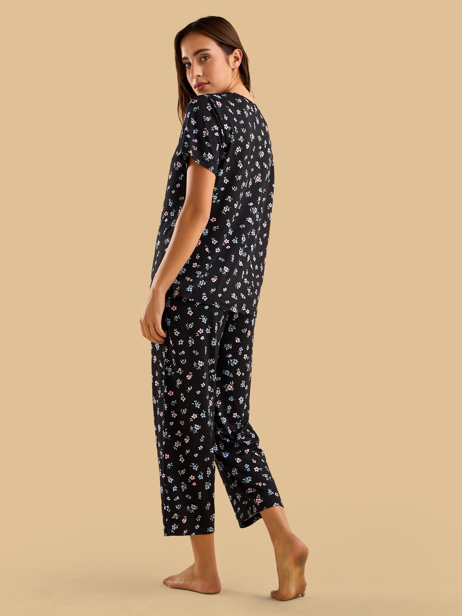 Floral Print Pyjama Set