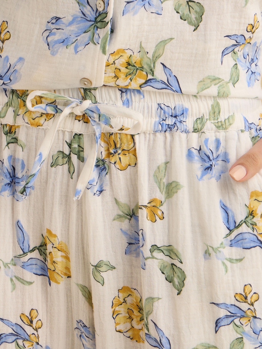Floral Print Cotton Pyjama Set