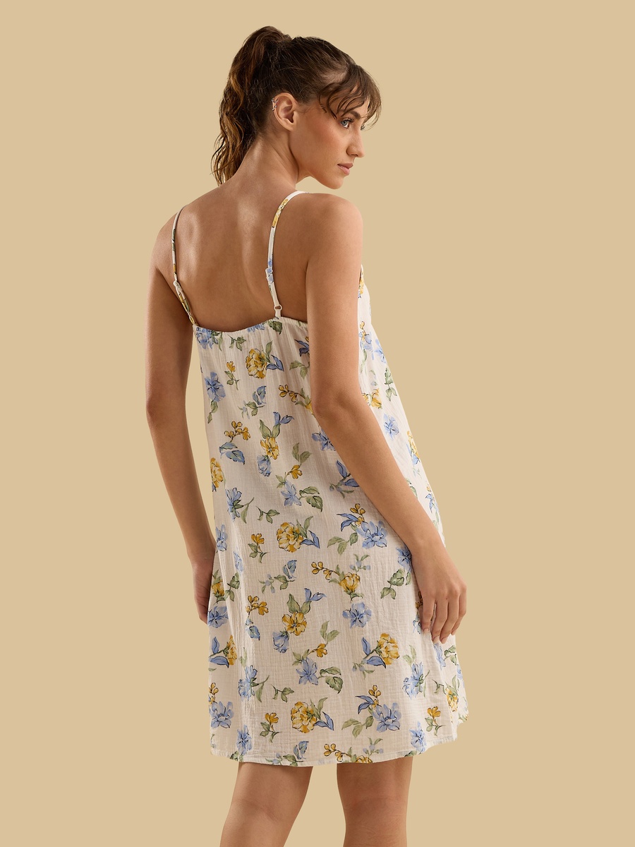 Floral Print Slip Dress