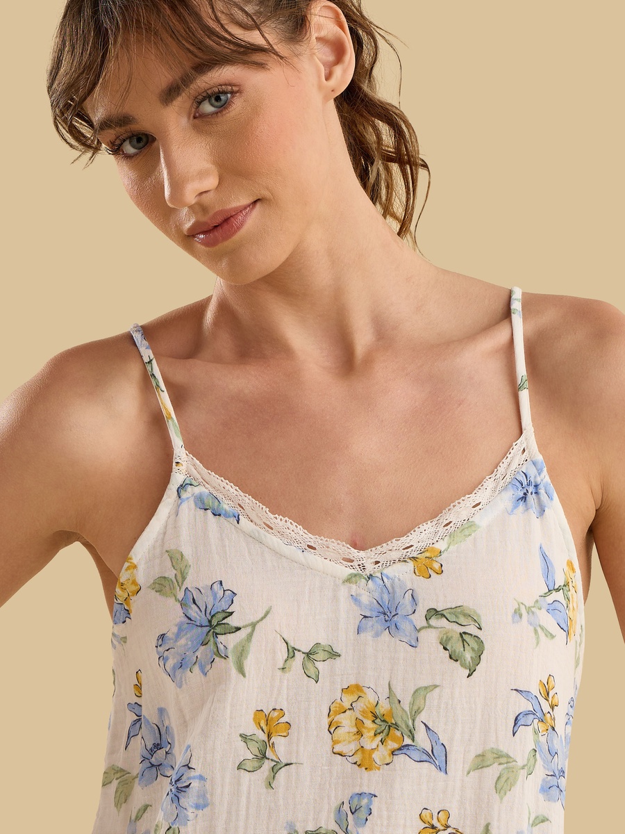 Floral Print Slip Dress
