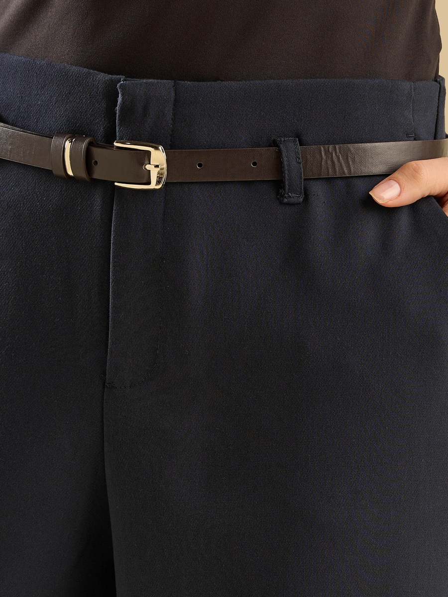 Wide Leg Pants with Belt
