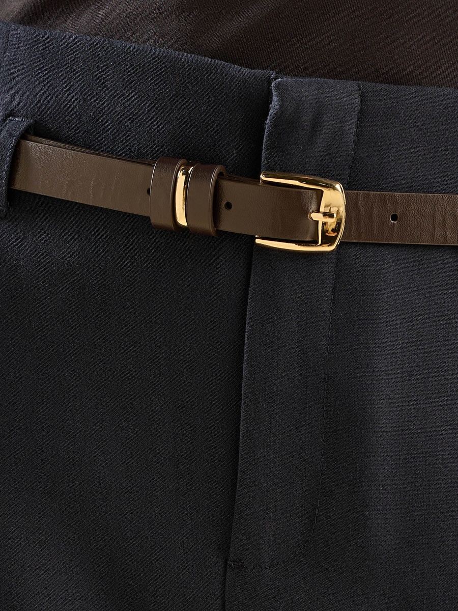 Wide Leg Pants with Belt