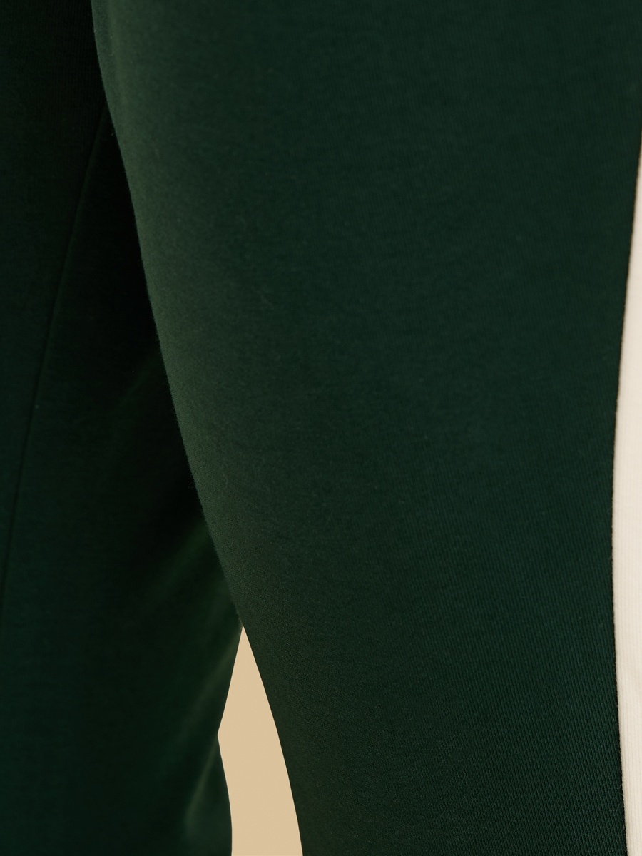 Chicago Embroidered Tape Detail Flared Pants