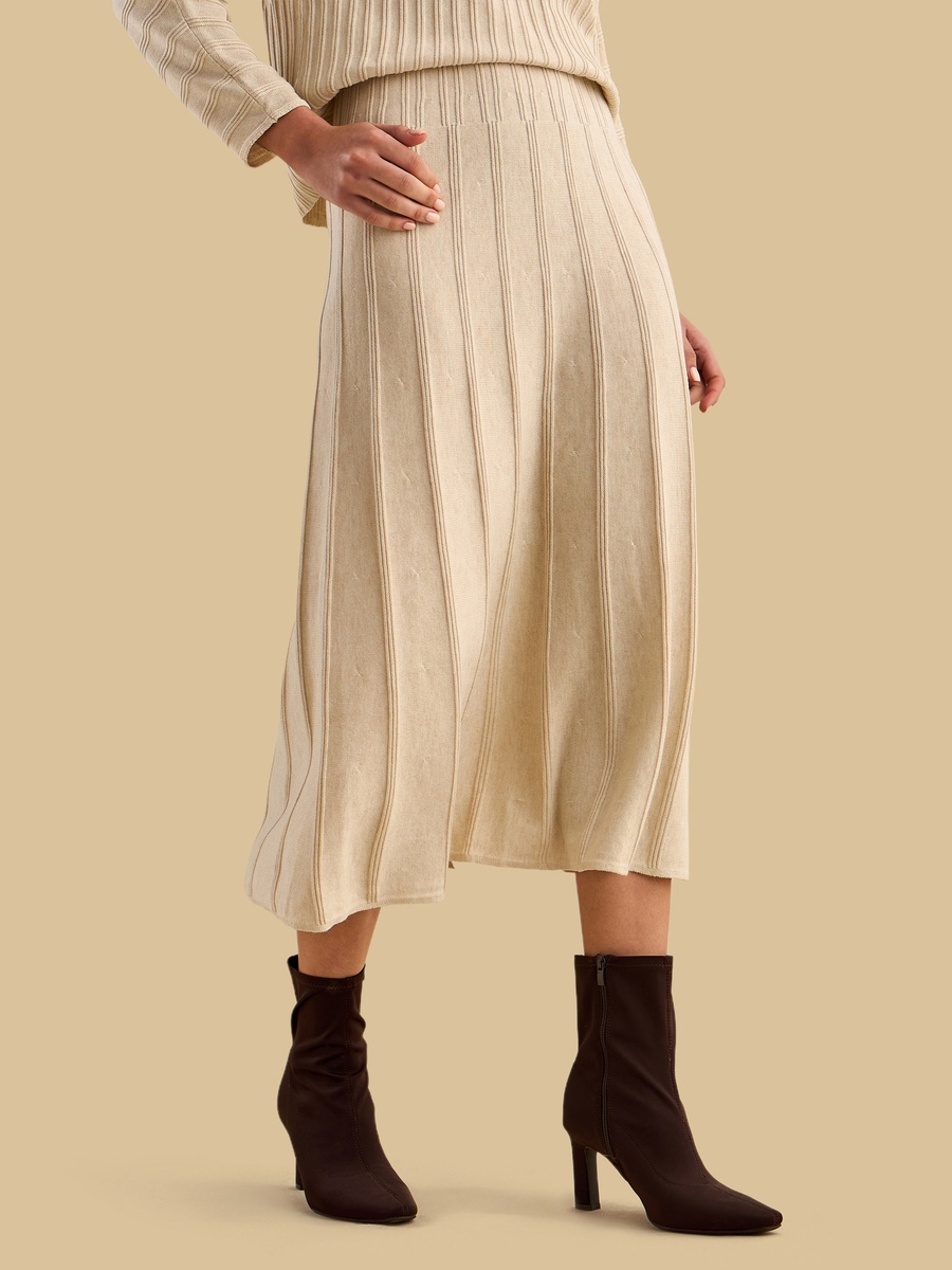 Jacquard Textured Skirt