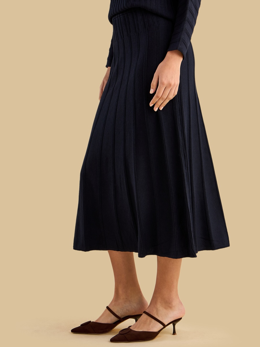 Jacquard Textured Skirt
