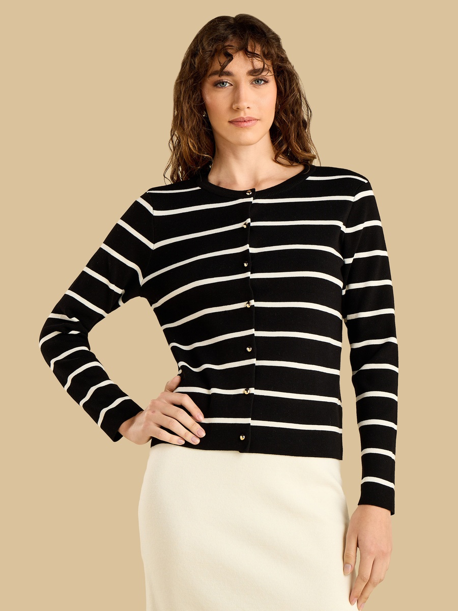 Striped Cardigan