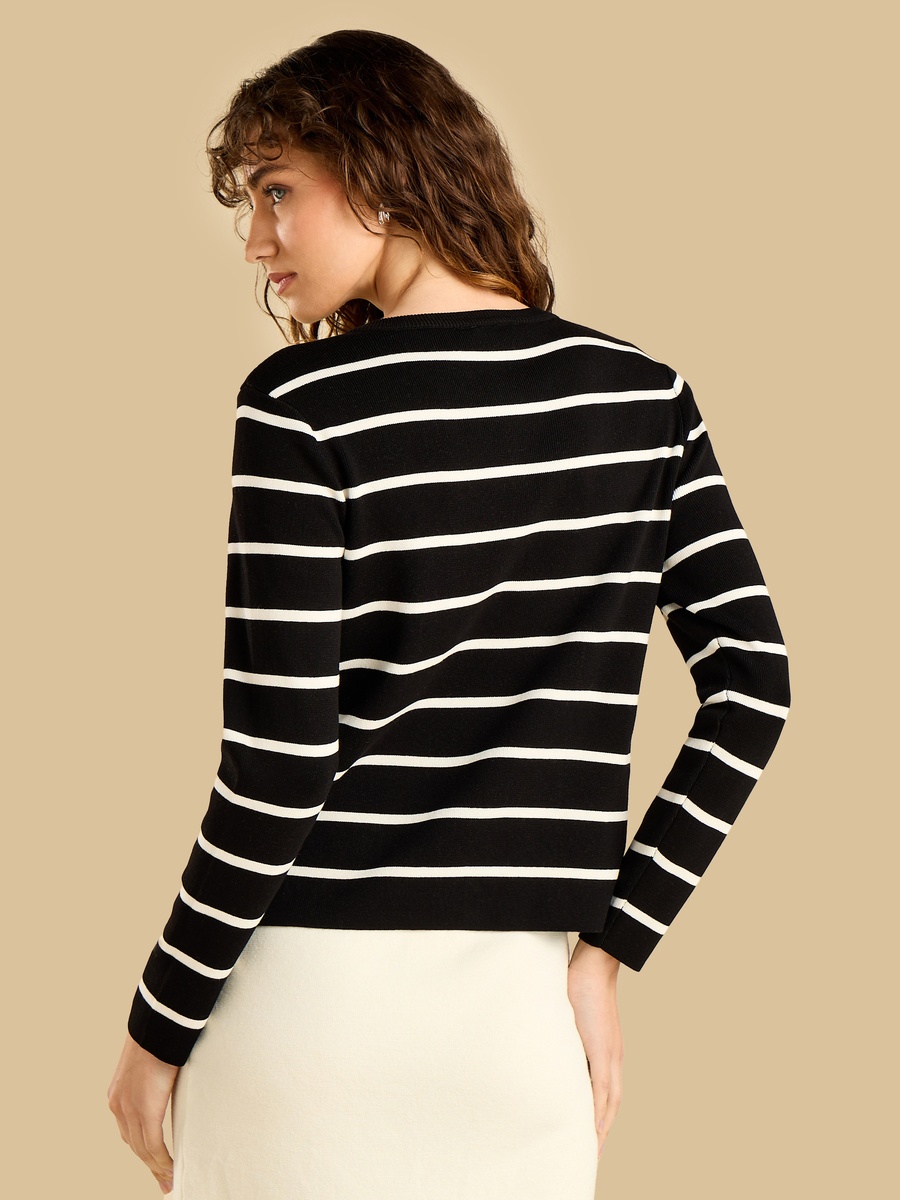 Striped Cardigan