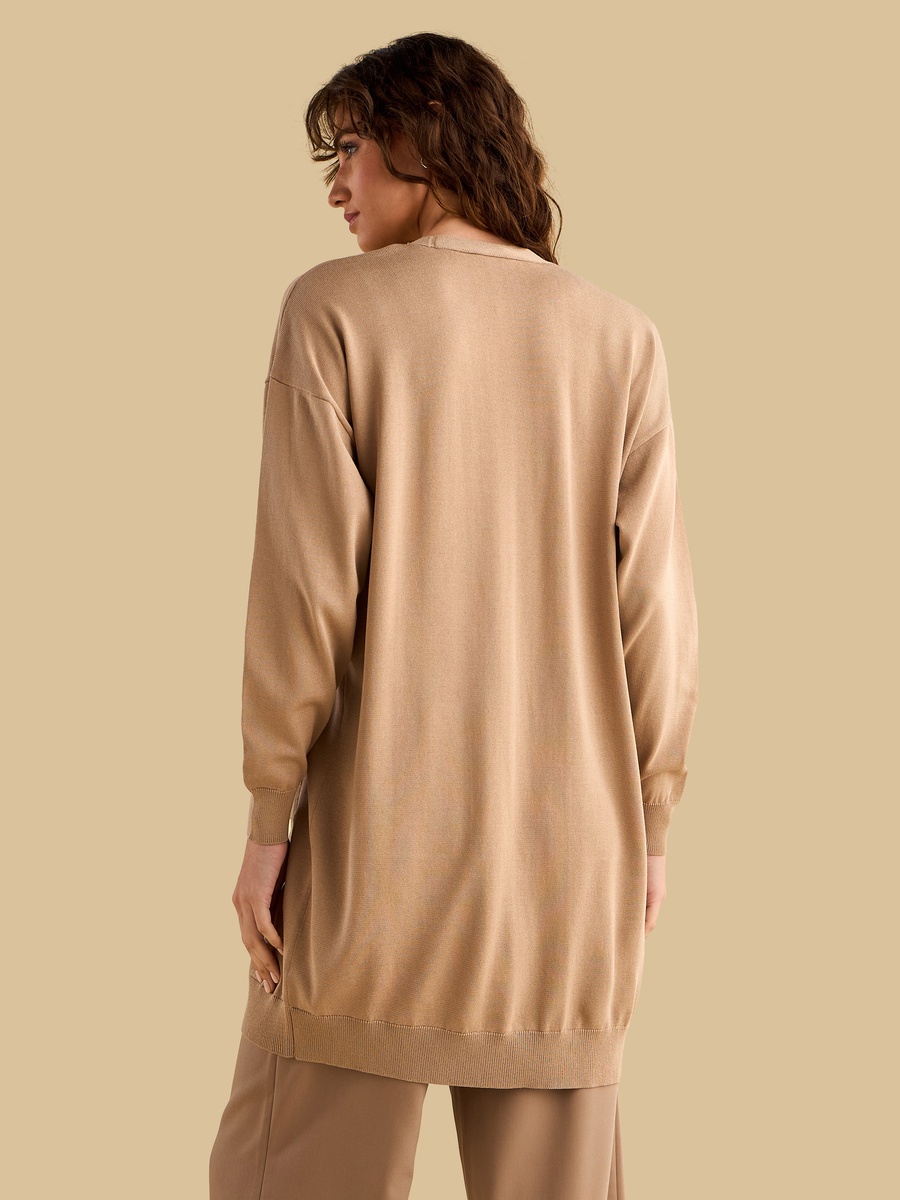 Open Front Longline Cardigan