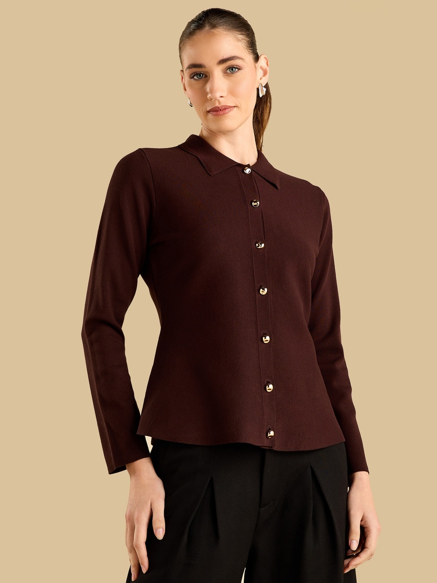 Button Accent Cardigan