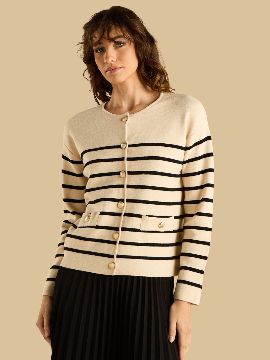Striped Cardigan