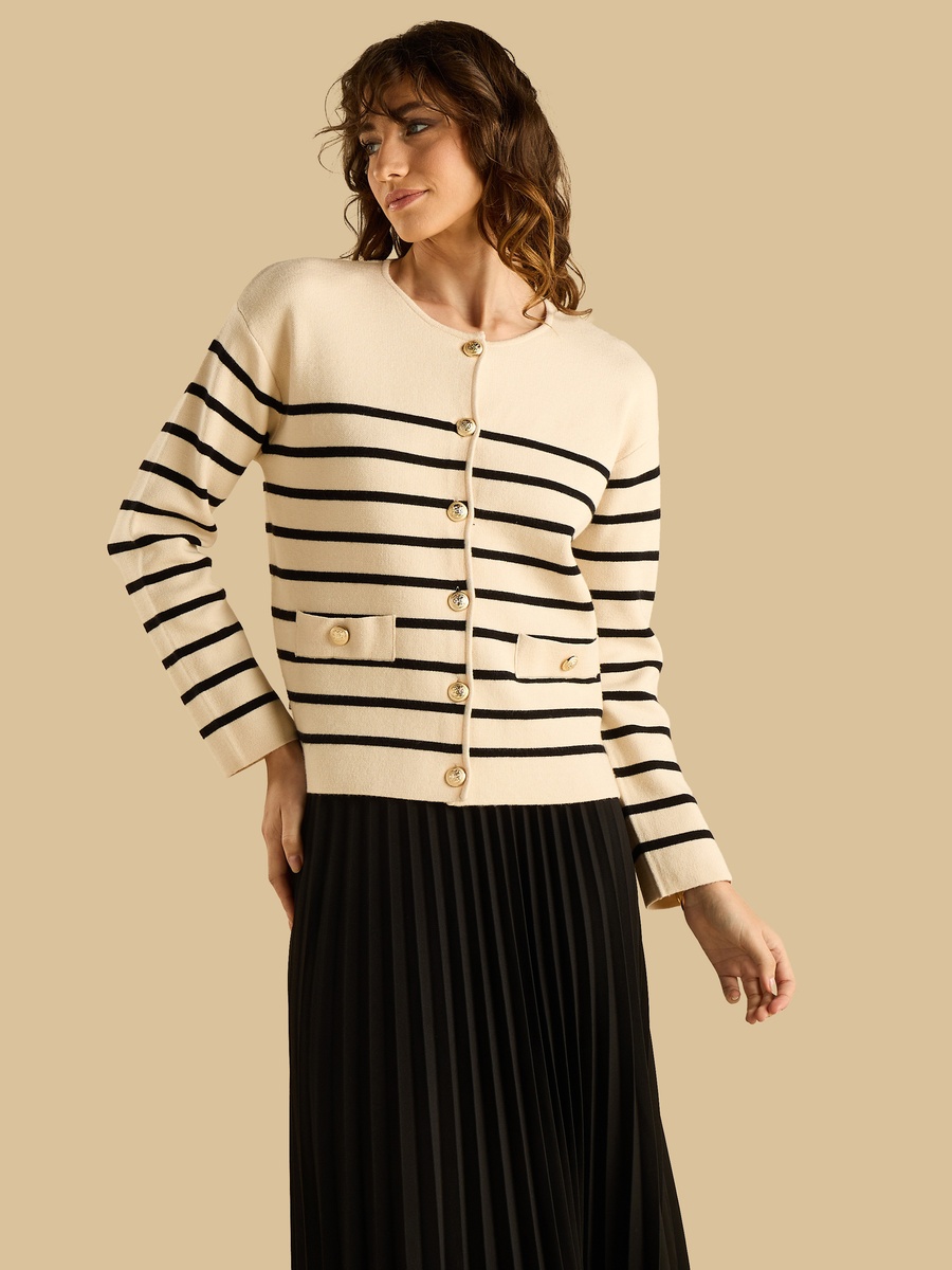 Striped Cardigan