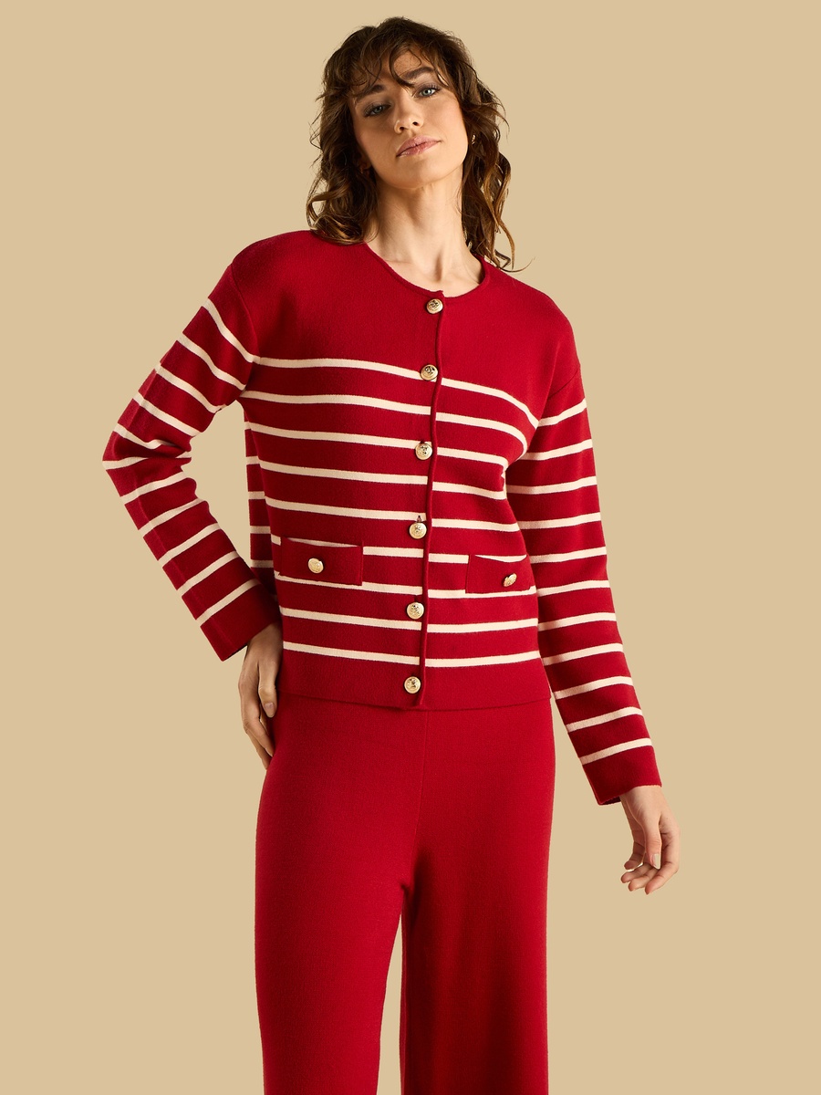 Striped Cardigan
