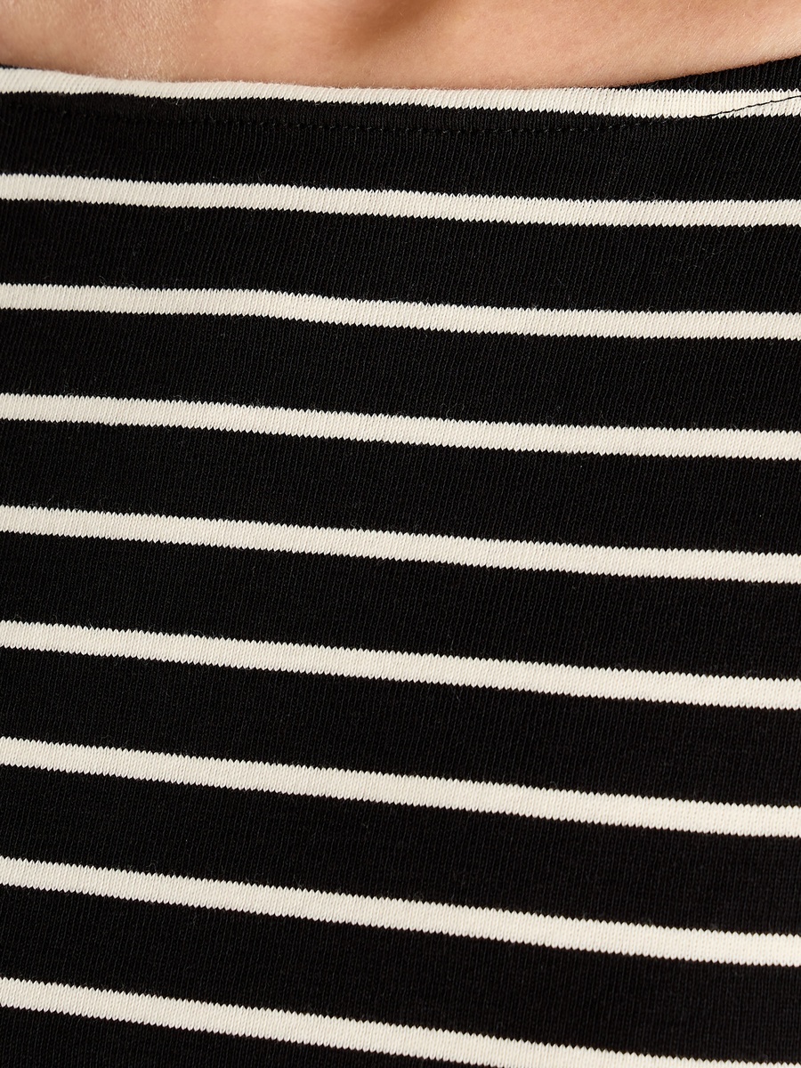 Striped Boat Neck Top