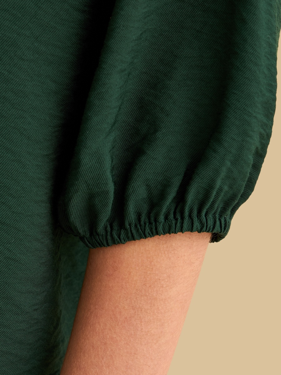 V Neck Top with 3/4 Sleeves