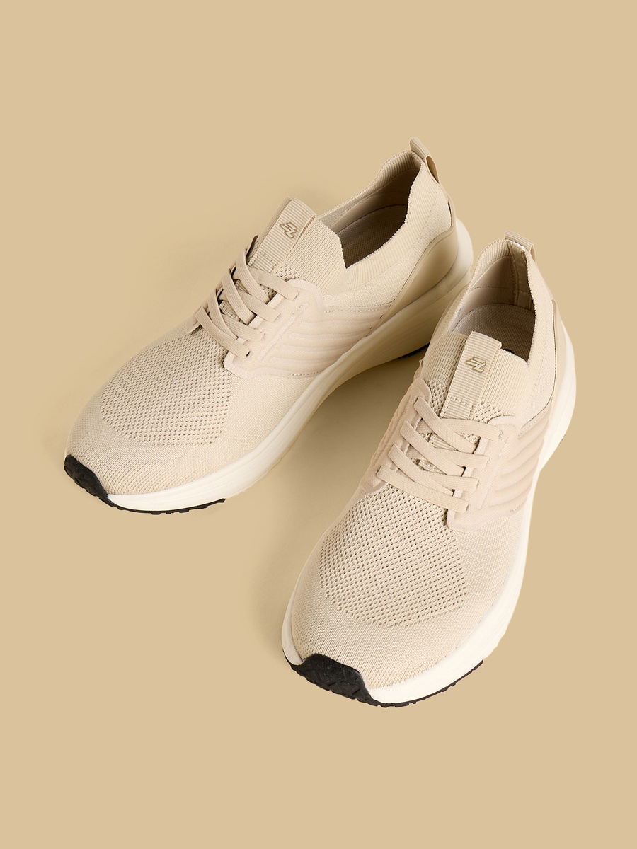 Textured Slip-On Sports Shoes