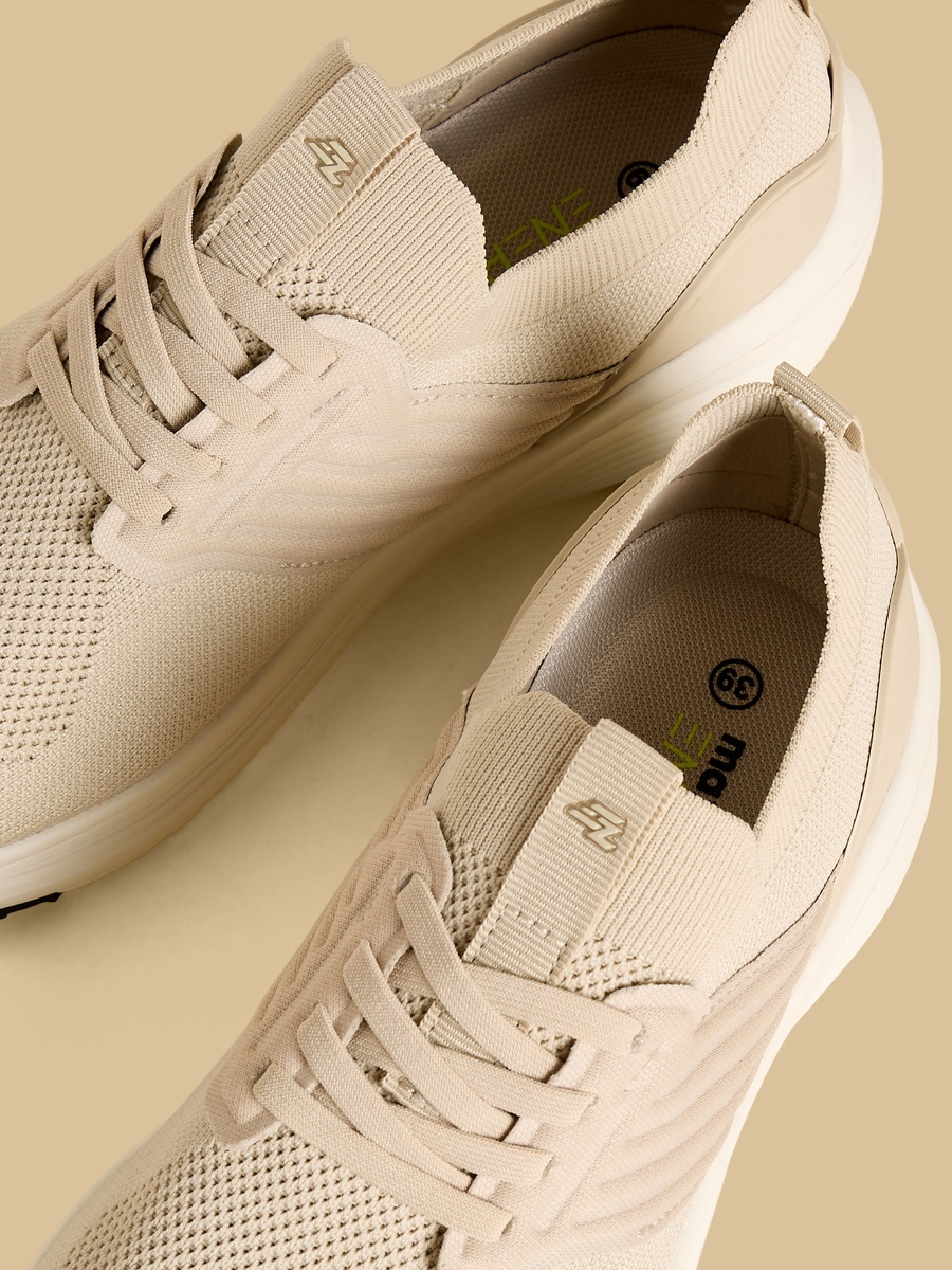 Textured Slip-On Sports Shoes