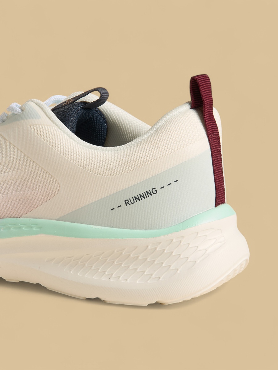 Textured Lace-Up Sports Shoes