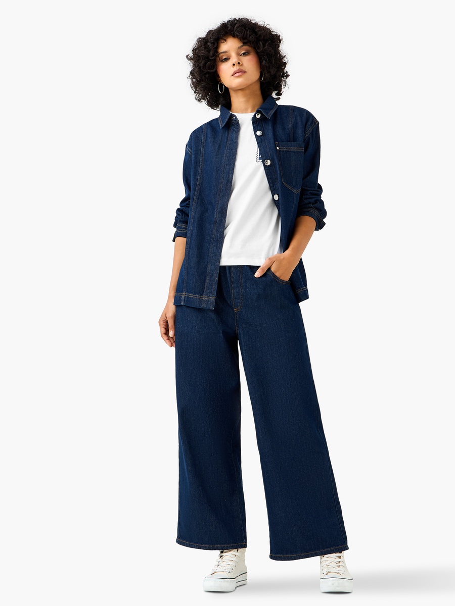 Regular Fit Drawstring Waist Jeans