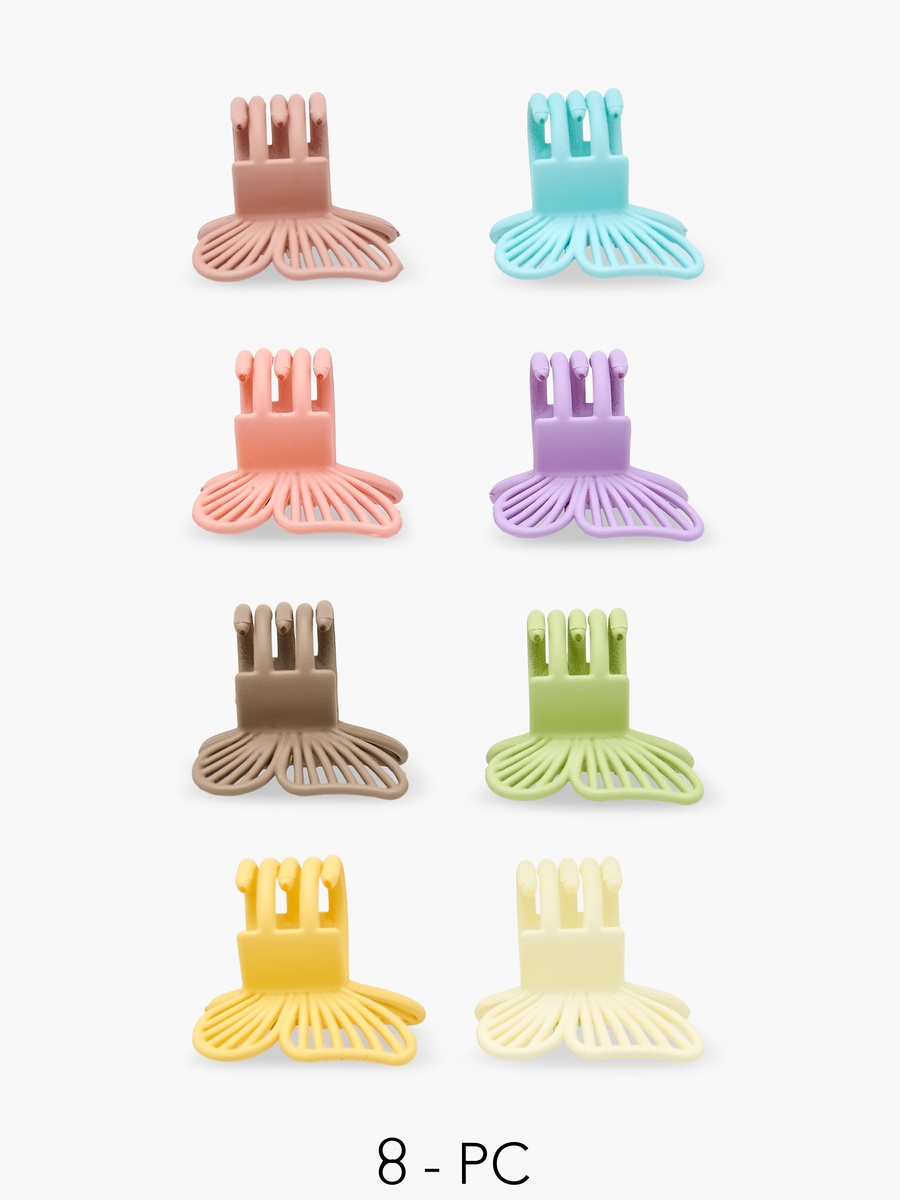 Pack of 8 Butterfly Shape Hair Clamps