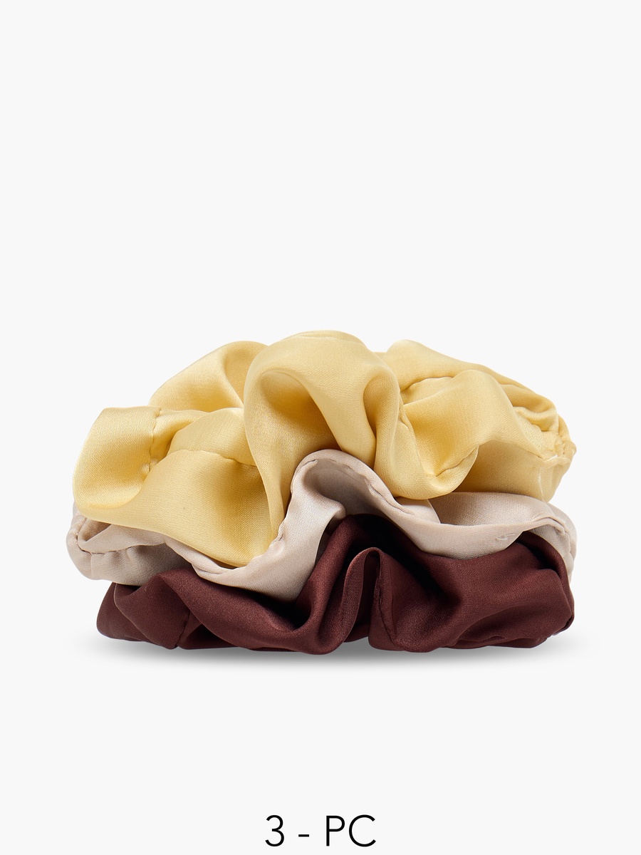Pack of 3 Satin Hair Scrunchie
