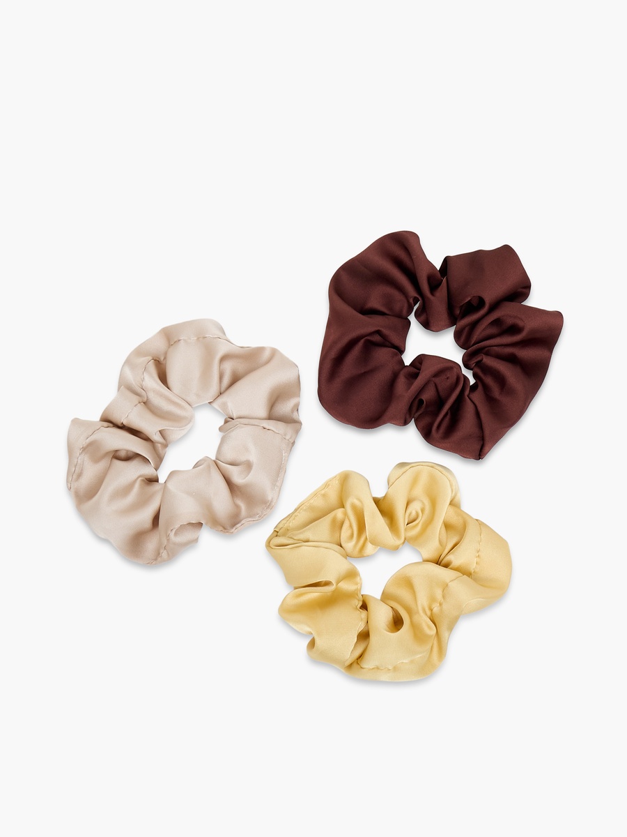 Pack of 3 Satin Hair Scrunchie