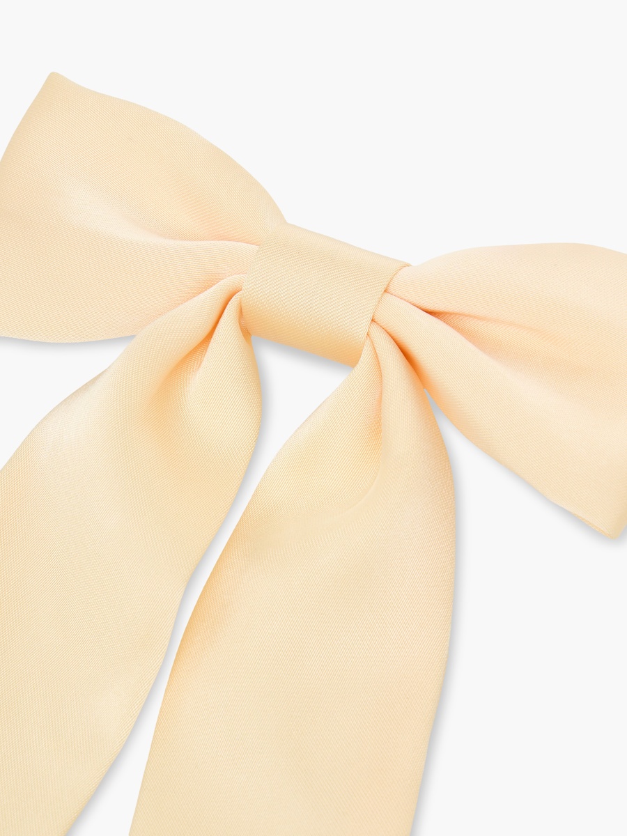 Satin Bow Barette Hair Clip