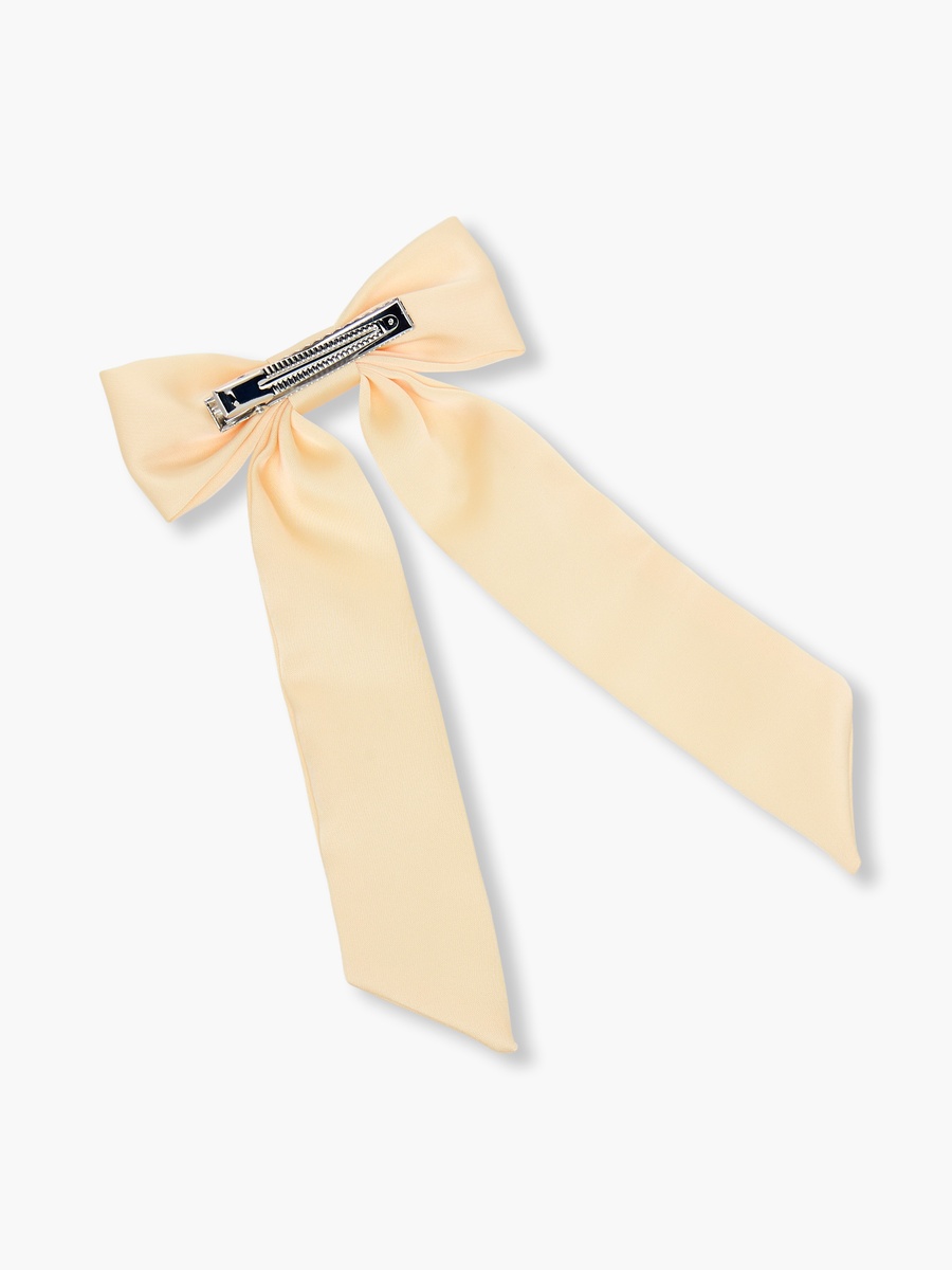 Satin Bow Barette Hair Clip