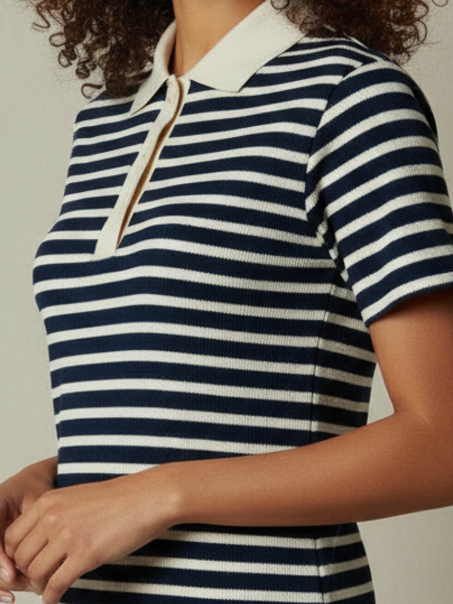Shift Midi Dress with Zip Closure