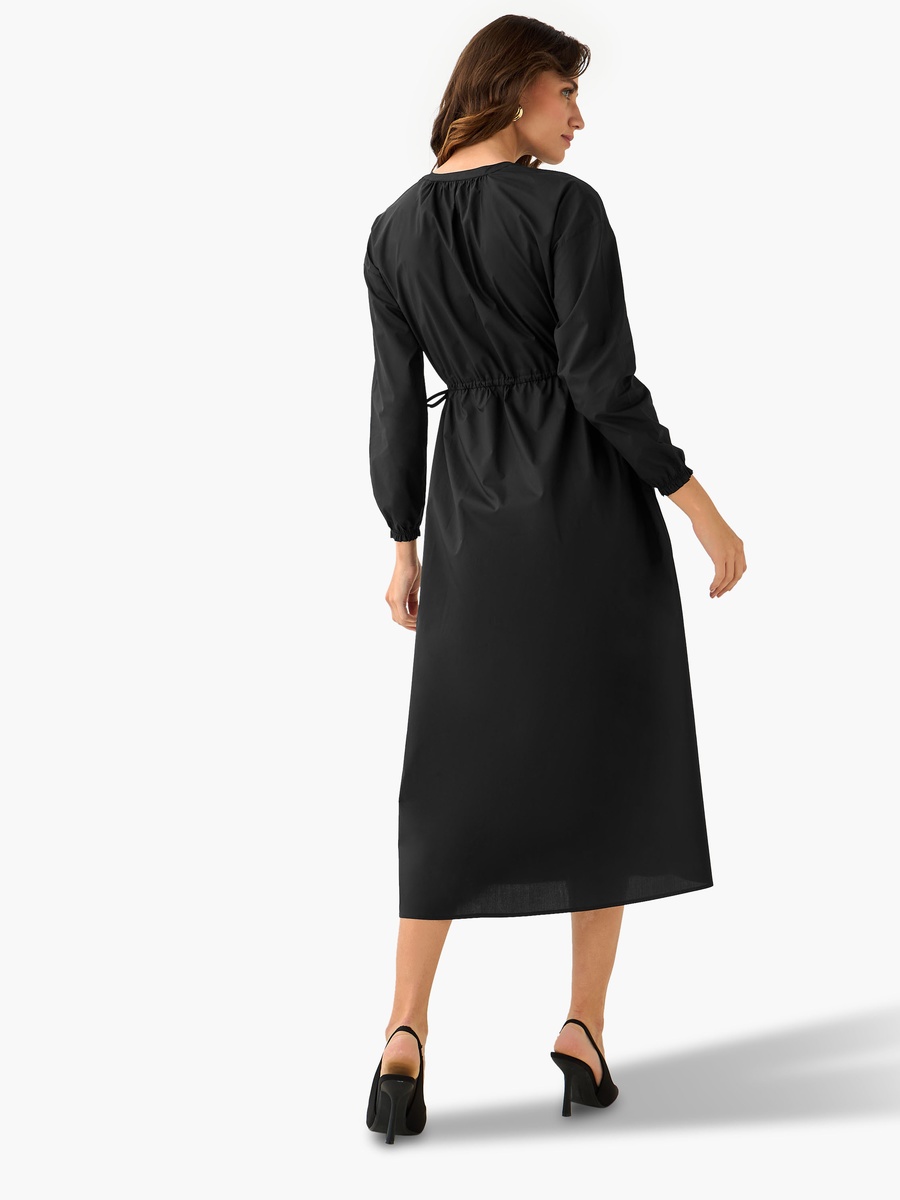 cotton a line dress with pockets Applique Work Cotton A-line Dress With Pockets in Off White – Heritage Hues  By Ritika