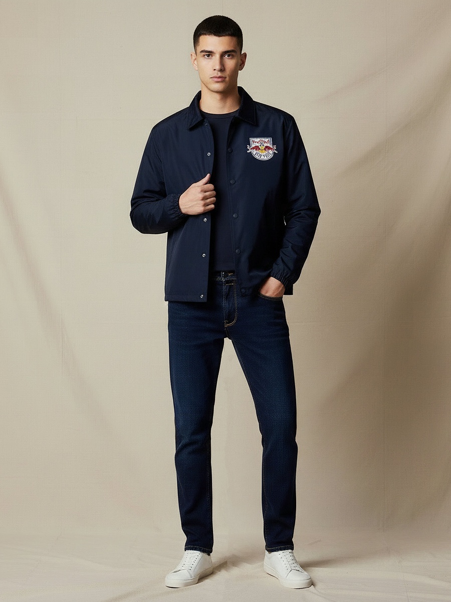 Men Slim Fit Flexi Waist Pocket Jeans