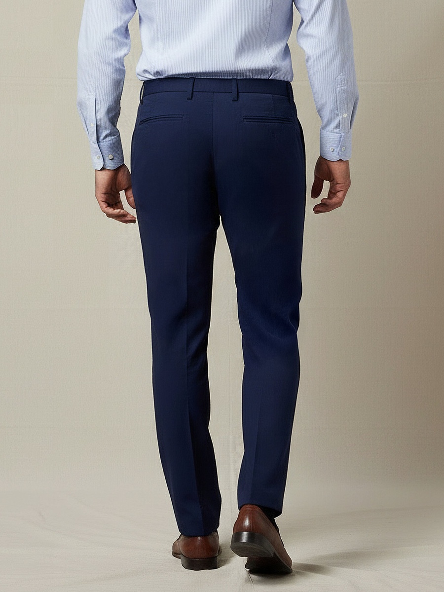 Men Regular Fit Formal Trousers