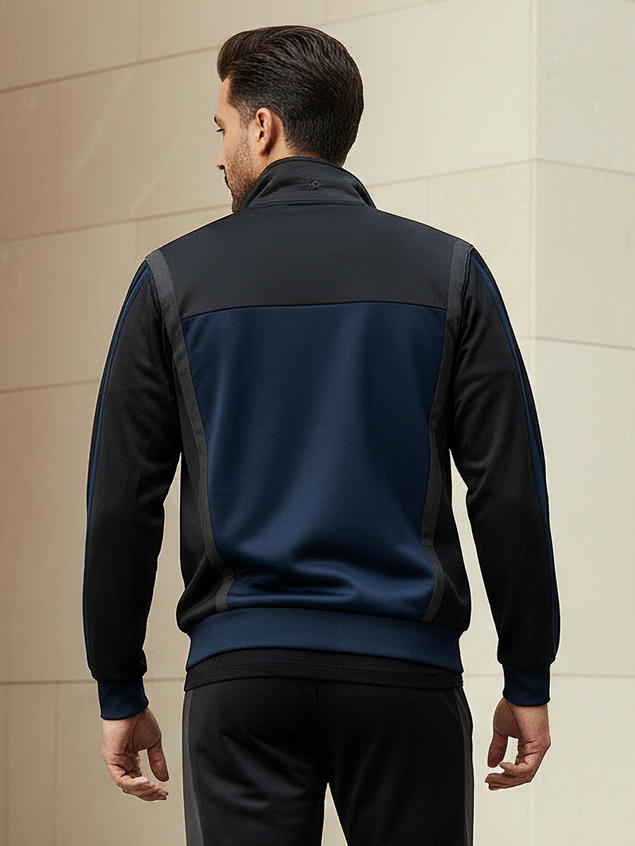 Men Colourblock Jacket