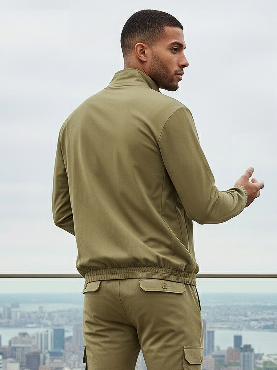 Men Zip-Through Jacket